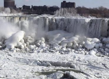 Record low temperatures in North America